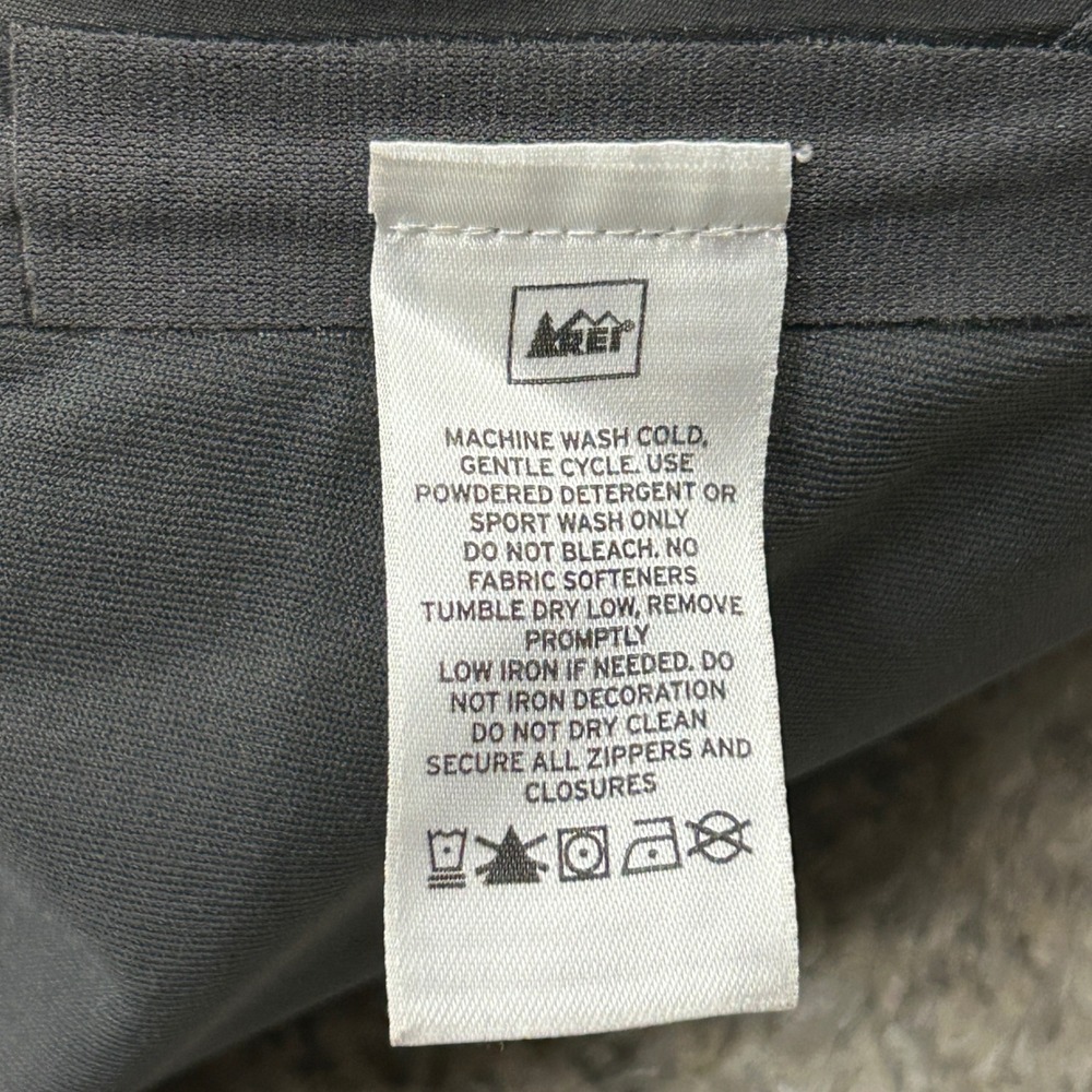 REI Jacket E1 Elements Softshell XXL Black Hooded… - image 6